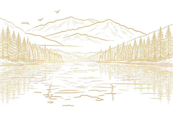 Ilustracija Zaovinskog jezera